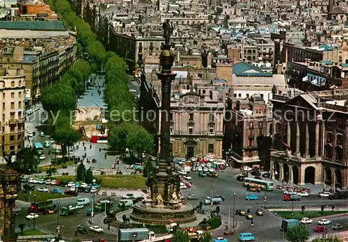 AK / Ansichtskarte Barcelona Cataluna Monumento a Colon Kat. Barcelona