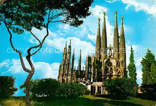 AK / Ansichtskarte Barcelona Cataluna Templo de la Sagrada Familia  Kat. Barcelona