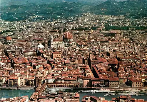 AK / Ansichtskarte Firenze Toscana Fliegeraufnahme Kat. Firenze