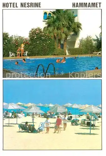 AK / Ansichtskarte Hammamet Hotel Nesrine Strand Swimmingpool Kat. Tunesien