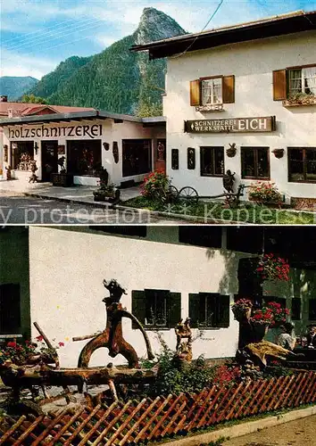 AK / Ansichtskarte Oberammergau Holzschnitzerei Eich Kat. Oberammergau