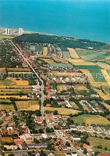 AK / Ansichtskarte Cuxhaven Sahlenburg Nordseebad Nordheimstrasse Fliegeraufnahme