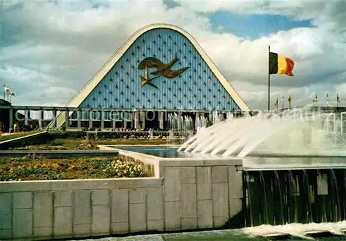 AK / Ansichtskarte Exposition Universelle Bruxelles 1958 Facade principale des Grands Palais  Kat. Expositions
