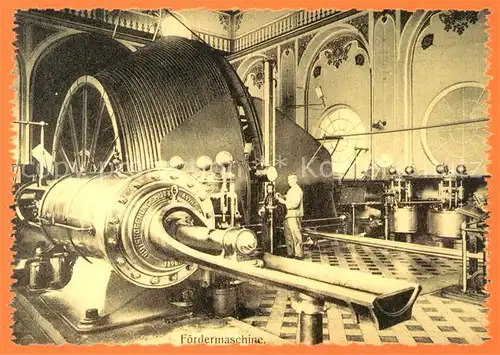 AK / Ansichtskarte Maschinen Foerdermaschine um 1896 Gutehoffnungshuette Kat. Handwerk