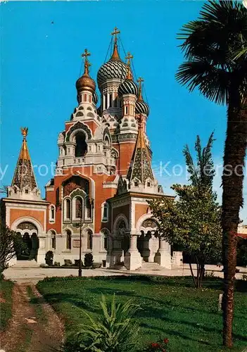 AK / Ansichtskarte Russische Kirche Kapelle Nice Eglise Russe  Kat. Gebaeude