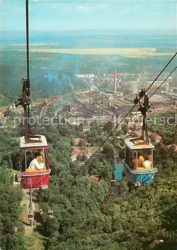 AK / Ansichtskarte Seilbahn Hexentanzplatz Thale  Kat. Bahnen