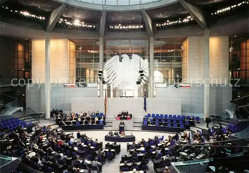 AK / Ansichtskarte Politik Plenarsaal Reichstagsgebaeude Berlin  Kat. Politik