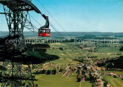 AK / Ansichtskarte Seilbahn Bergen Hochfelln  Kat. Bahnen