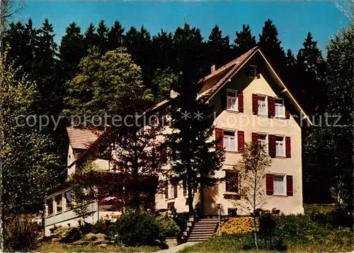 AK / Ansichtskarte Buhlbach Obertal Pension Sigwart