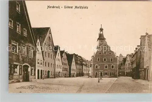 AK / Ansichtskarte Hersbruck Unterer Marktplatz Kat. Hersbruck