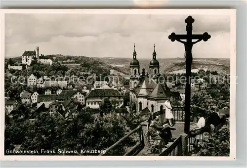 AK / Ansichtskarte Goessweinstein Teilansicht Wallfahrtskirche Burg  Kat. Goessweinstein