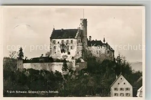 AK / Ansichtskarte Goessweinstein Schloss Kat. Goessweinstein