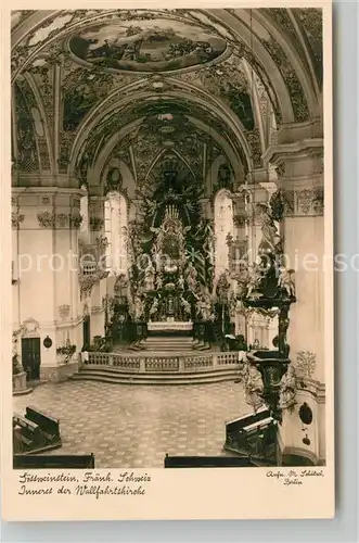 AK / Ansichtskarte Goessweinstein Inneres der Wallfahrtskirche  Kat. Goessweinstein