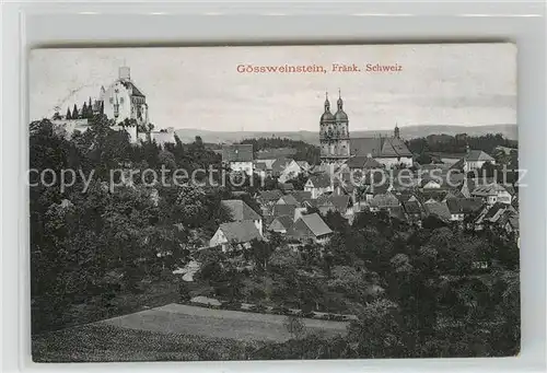 AK / Ansichtskarte Goessweinstein Schloss Wallfahrtskirche  Kat. Goessweinstein