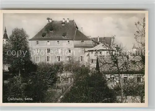 AK / Ansichtskarte Crailsheim Schloss Kat. Crailsheim