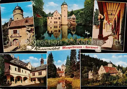 AK / Ansichtskarte Mespelbrunn Wasserschloss Kat. Mespelbrunn