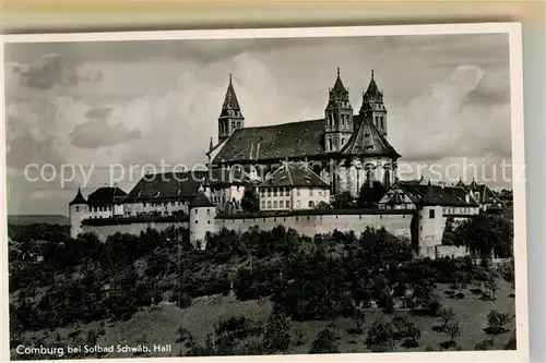 AK / Ansichtskarte Schwaebisch Hall Comburg Schloss Kat. Schwaebisch Hall