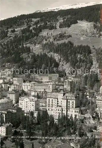 AK / Ansichtskarte Badgastein Stubnerkogel Kat. Bad Gastein