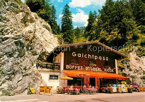 AK / Ansichtskarte Weissenbach Lech Kiosk am Gaichtpass Kat. Weissenbach am Lech