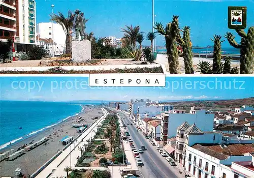AK / Ansichtskarte Estepona Strand Monumento Campo  Kat. Costa del Sol Malaga