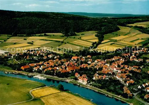 AK / Ansichtskarte Oedelsheim Fliegeraufnahme Kat. Oberweser