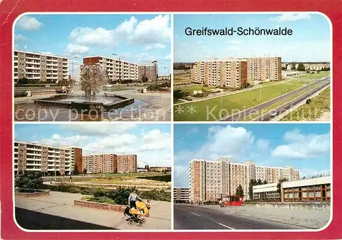 AK / Ansichtskarte Greifswald Neubaugebiet Schoenwalde