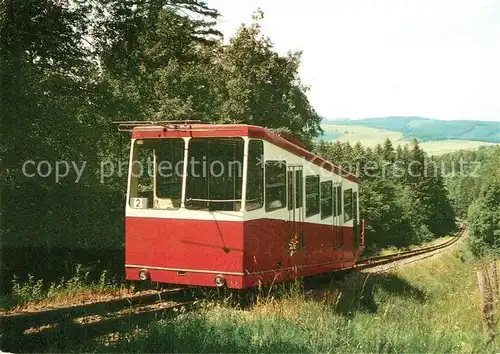 AK / Ansichtskarte Drahtseilbahn Augustusburg Seilbahnwagen  Kat. Bergbahn