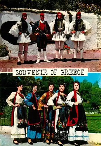 AK / Ansichtskarte Trachten Griechenland Evzonen Leibgarde 