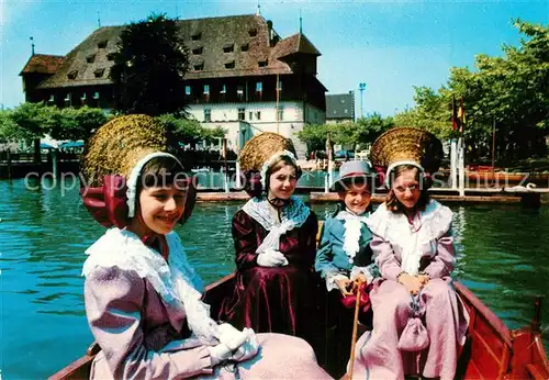 AK / Ansichtskarte Trachten Bodensee Kinder  Kat. Trachten