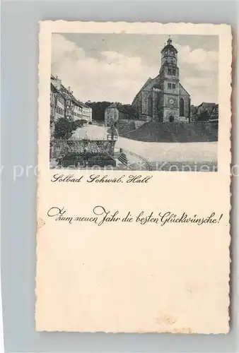 AK / Ansichtskarte Schwaebisch Hall Michaeliskirche Kat. Schwaebisch Hall