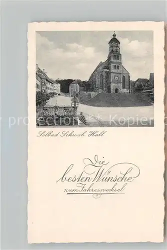 AK / Ansichtskarte Schwaebisch Hall Michaeliskirche Kat. Schwaebisch Hall