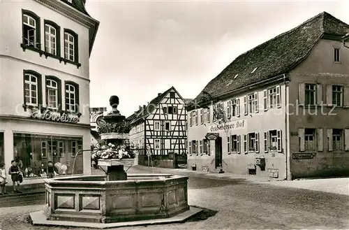 AK / Ansichtskarte Bad Koenig Odenwald Am grossen Brunnen Kat. Bad Koenig