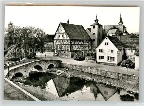 AK / Ansichtskarte Nordheim Rhoen Ortsansicht Kat. Nordheim v.d.Rhoen