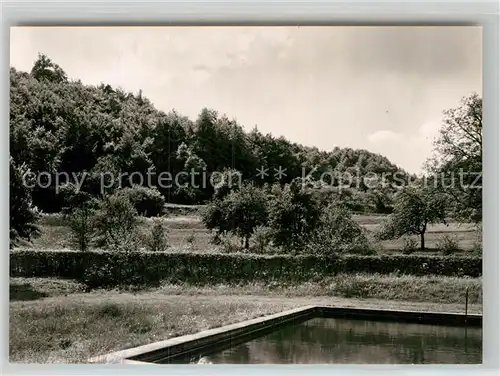 AK / Ansichtskarte Hausen Rhoen Panorama Fischteich Kat. Hausen