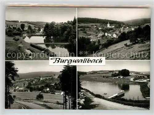 AK / Ansichtskarte Burgwallbach Panoramen Kat. Schoenau a.d.Brend