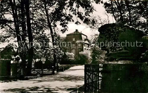 AK / Ansichtskarte Kleinheubach Eingang Fuerstlich Loewensteinsches Schloss Kat. Kleinheubach