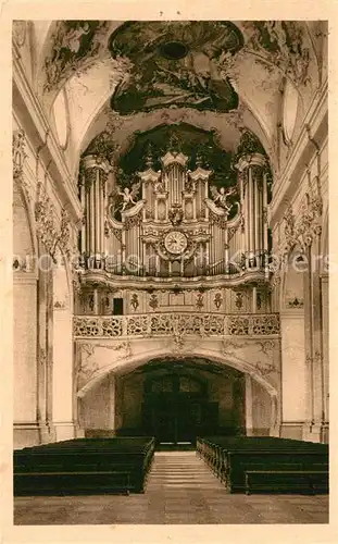 AK / Ansichtskarte Amorbach Abteikirche Orgel  Kat. Amorbach