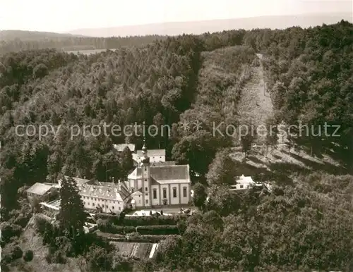 AK / Ansichtskarte Mariabuchen Kloster Kirche Fliegeraufnahme Kat. Lohr Main