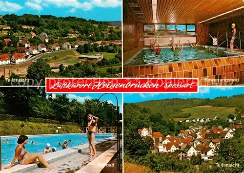 AK / Ansichtskarte Heigenbruecken Bewegungsbad Freibad Panoramen Kat. Heigenbruecken