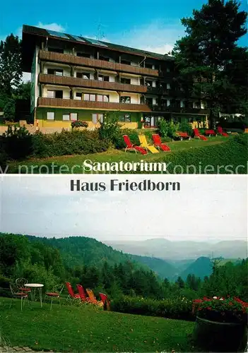 AK / Ansichtskarte Bad Saeckingen Sanatorium Haus Friedborn Kat. Bad Saeckingen