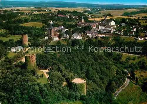 AK / Ansichtskarte Blankenberg Sieg Fliegeraufnahme Kat. Hennef (Sieg)