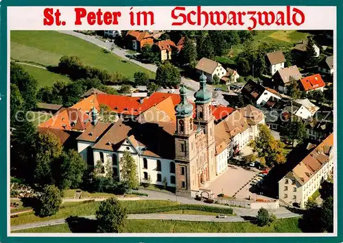 AK / Ansichtskarte St Peter Schwarzwald Fliegeraufnahme Kat. St. Peter