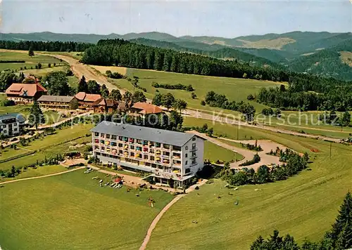 AK / Ansichtskarte Hoechenschwand Fliegeraufnahme Schwarzwald Hoehensanatorium Kat. Hoechenschwand