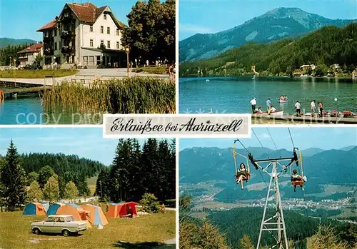 AK / Ansichtskarte Mariazell Steiermark Hotel Herrenhaus Erlaufsee Campingplatz Sessellift  Kat. Mariazell