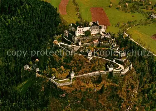 AK / Ansichtskarte Launsdorf Kaernten Burg Hochosterwitz Fliegeraufnahme Kat. St. Georgen am Laengsee