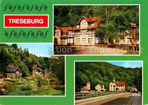 AK / Ansichtskarte Treseburg Harz FDGB Erholungsheim Luppbode An der Halde Rat der Gemeinde Kat. Treseburg