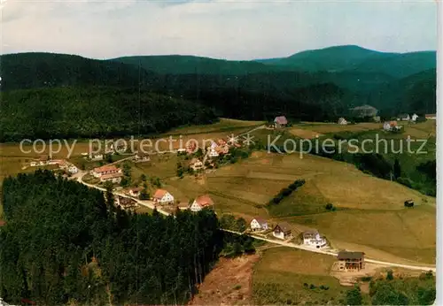 AK / Ansichtskarte Huzenbach Murgtal mit Silberberg Fliegeraufnahme Kat. Baiersbronn