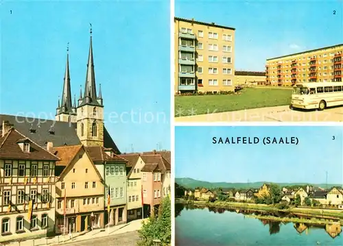 AK / Ansichtskarte Saalfeld Saale Markt OT Gorndorf Saalepartie Kat. Saalfeld