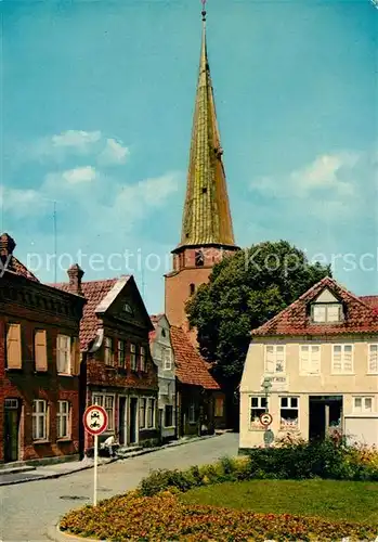 AK / Ansichtskarte Travemuende Ostseebad Blick zur Kirche Kat. Luebeck