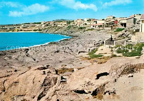 AK / Ansichtskarte Portoscuso Scogliera e spiaggia